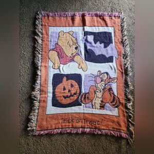 Vintage Disney Winnie the pooh halloween blanket Tapestry
